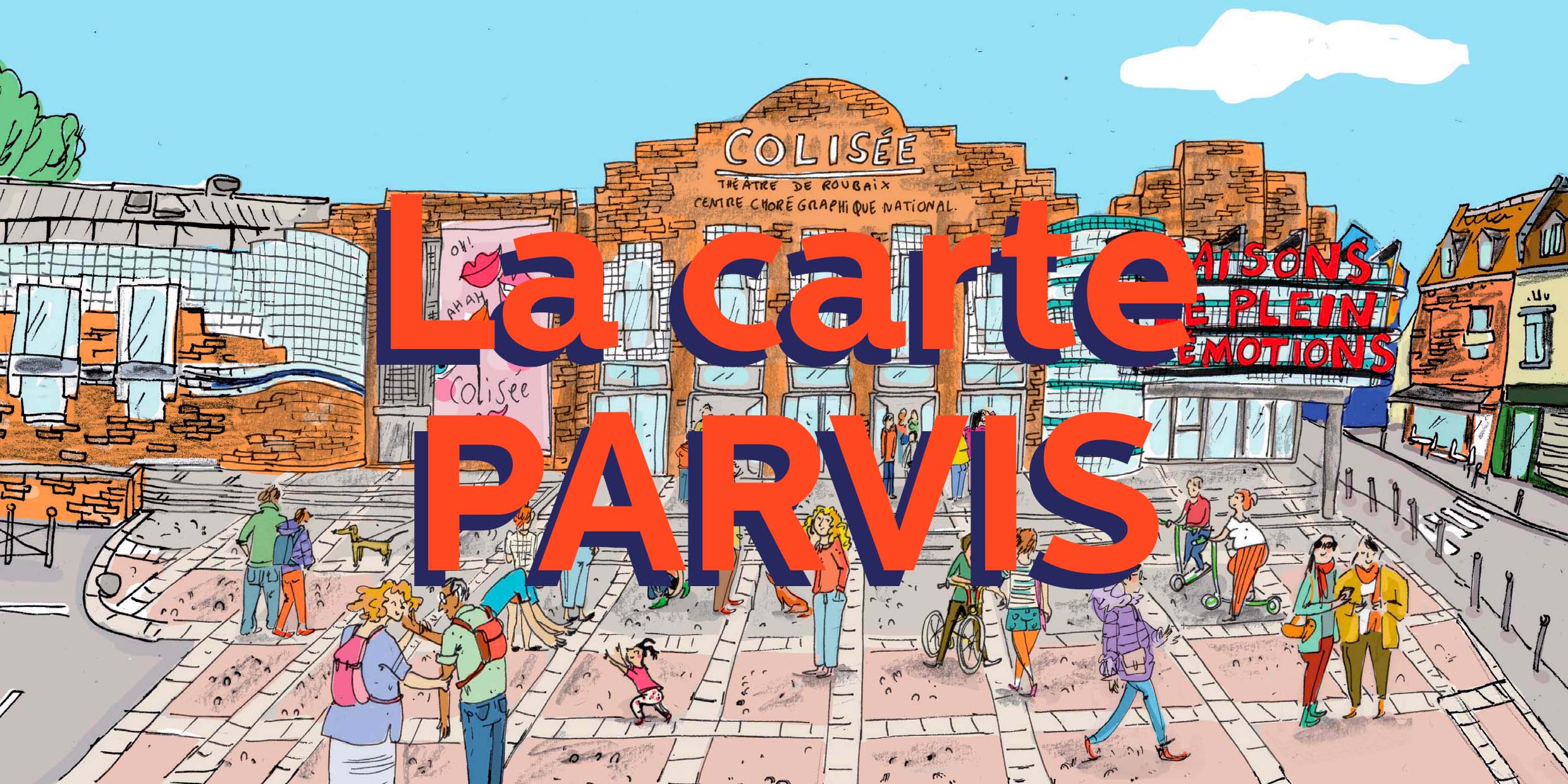 Parvis du Colisée de Roubaix par Lucie Massart